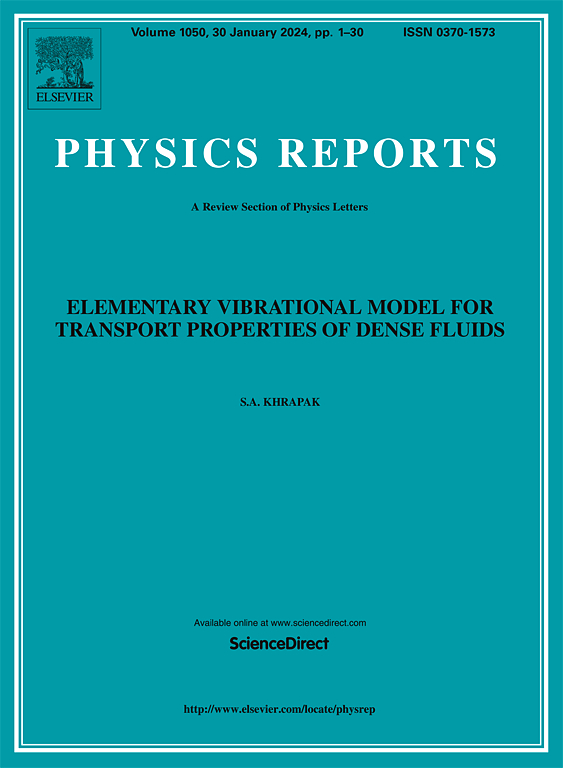 Go to journal home page - Physics Reports